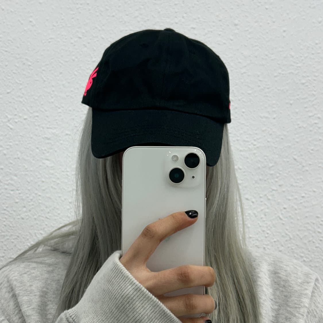 안티소셜클럽 래빗 블랙 볼캡 상품이미지1