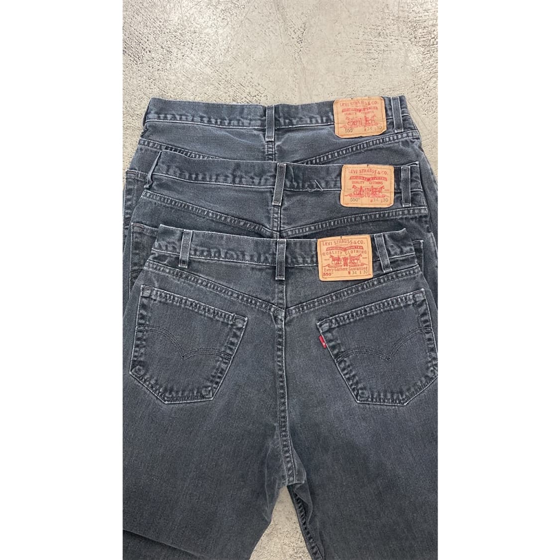 *USA 리바이스 흑청 550 (34X30) 상품이미지7