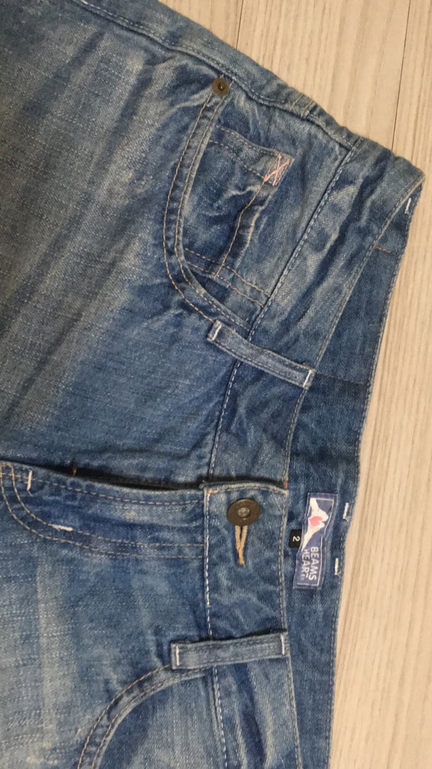 Beams heart denim shorts 상품이미지6