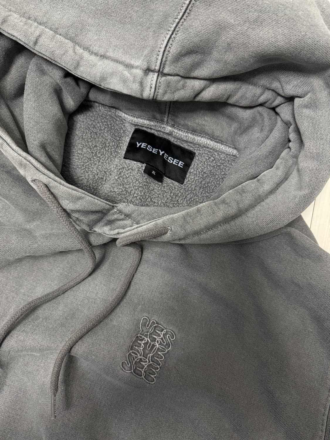 (XL)예스아이씨 기모 후드티 상품이미지2