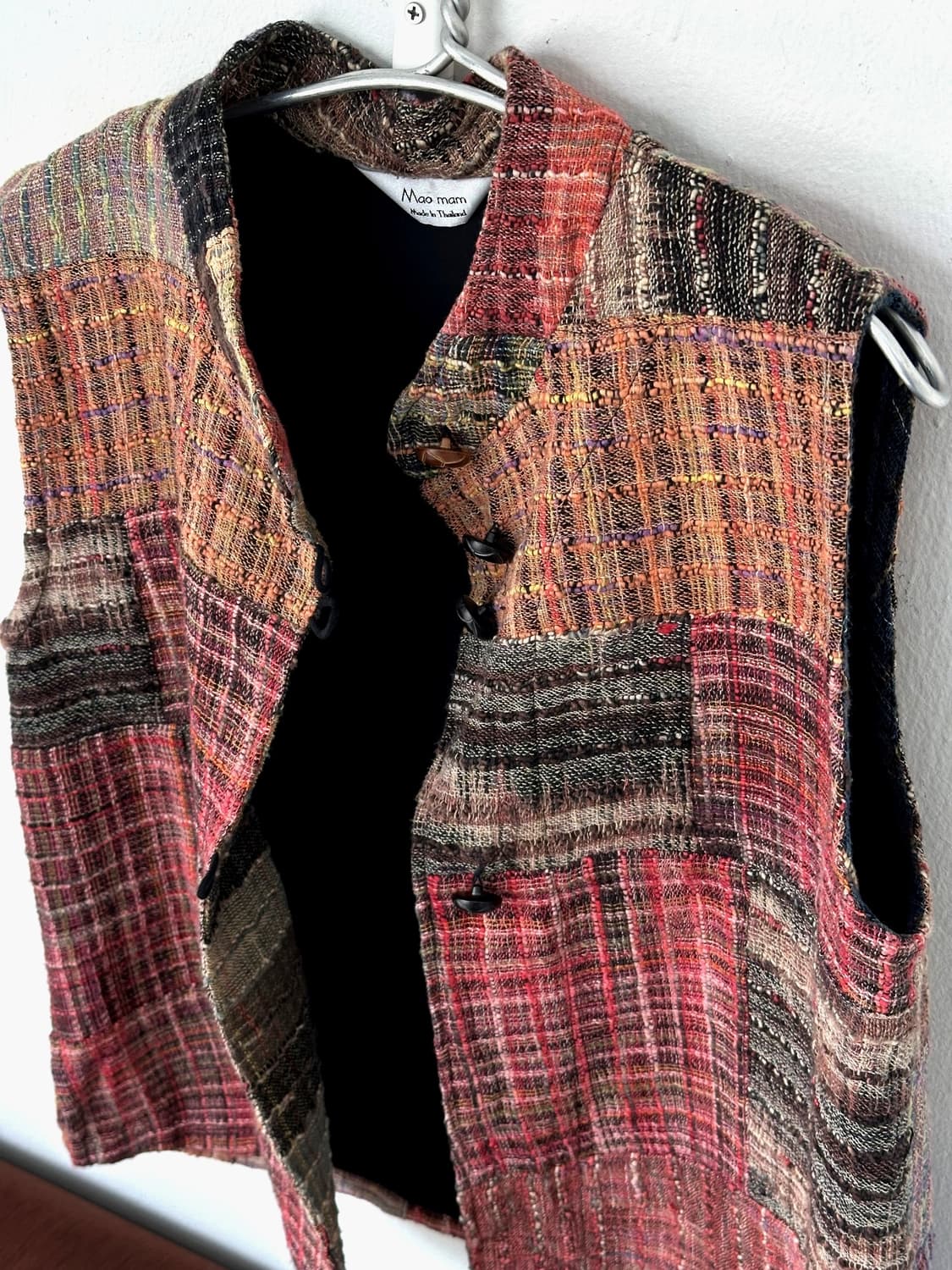 Nep woven fabric design gilet 상품이미지3