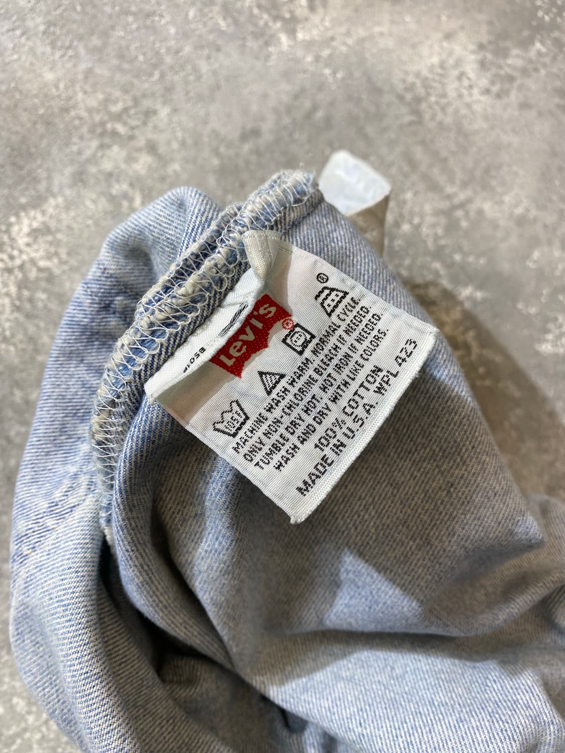 [32] 90s Levi's 501 리바이스 USA 페인팅 데님팬츠 상품이미지8