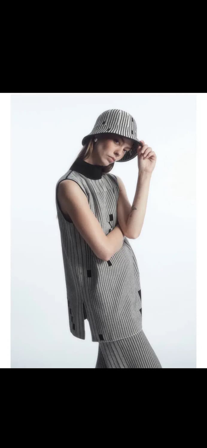 코스x강서경 지오메트릭 자카드 니트 팬츠 상품이미지2