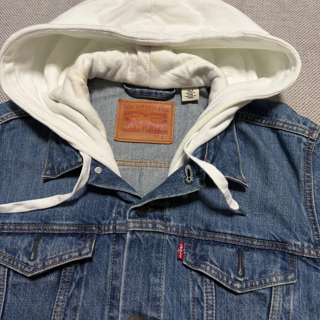 리바이스 후드 데님 트러커 자켓 상품이미지2