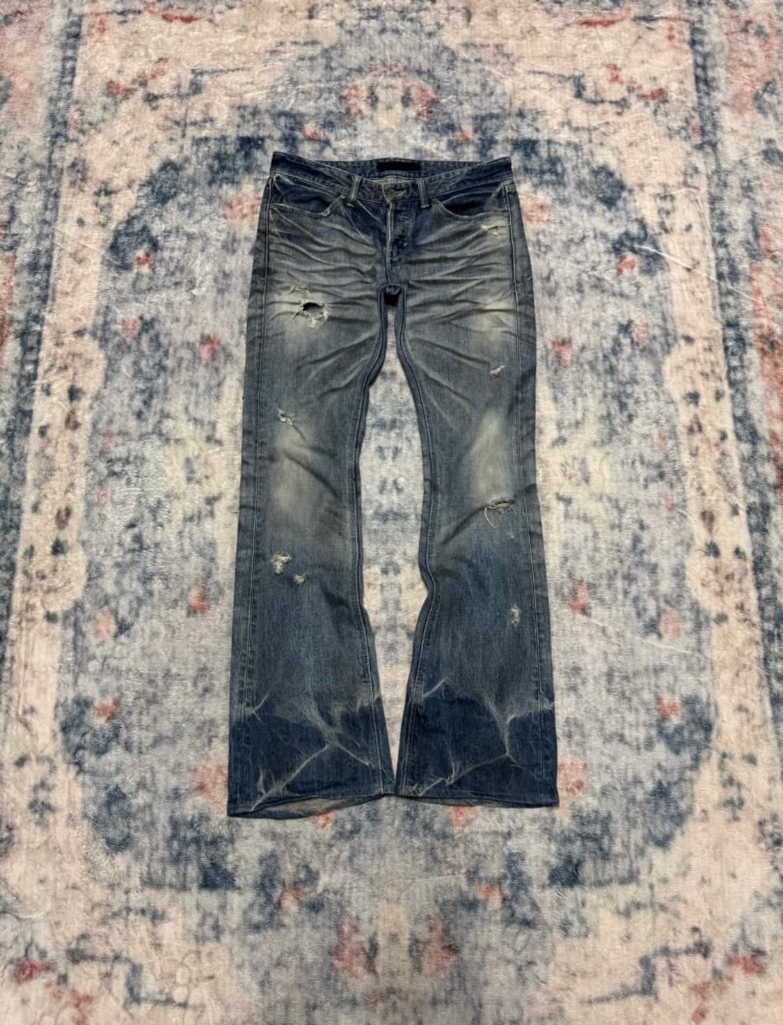 Fuga 00s archive whisker boot cut denim 상품이미지2