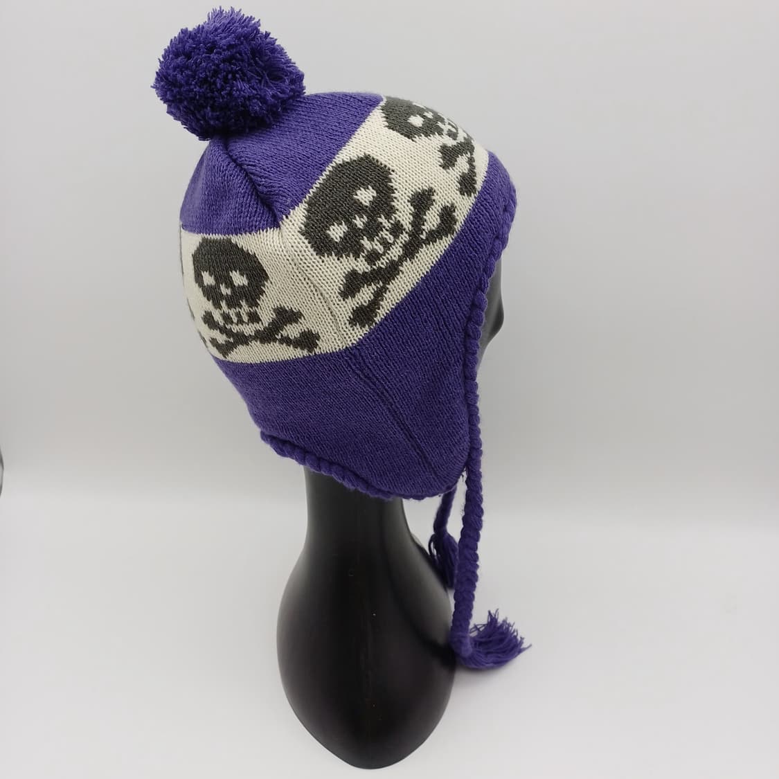 일본 빈티지 키즈 비니 방울 귀달이 모자 [BSF10445-154-27] 상품이미지4