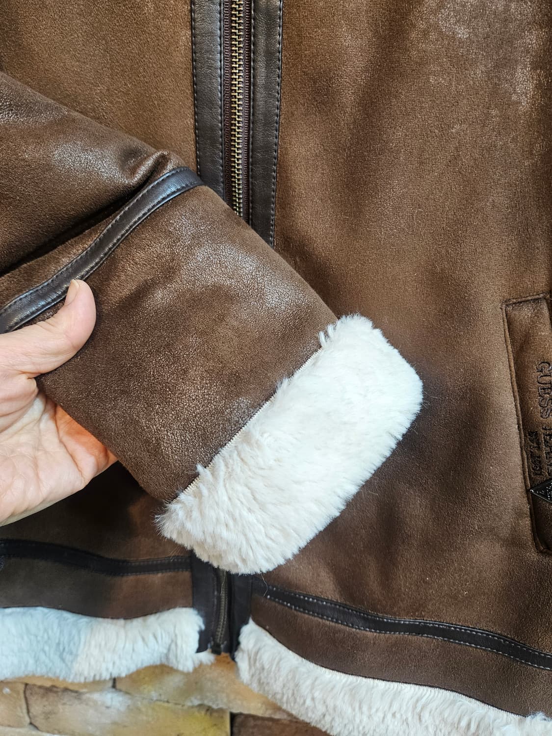 게스진스 무스탕자켓 상품이미지4