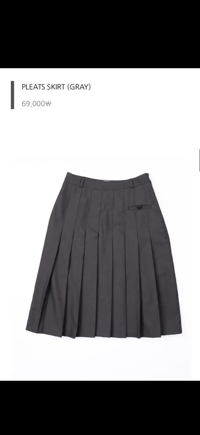뎁크 플리츠 스커트(black) 상품이미지1