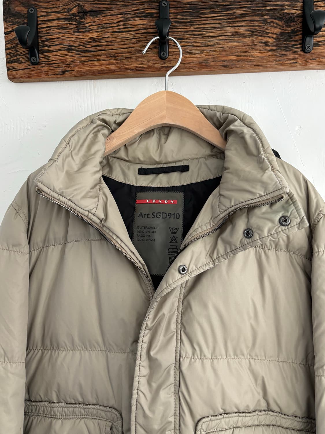 Prada 프라다 베이지 패딩 자켓 상품이미지6