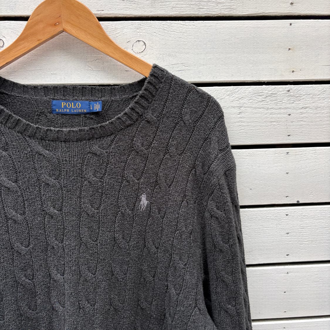 Polo 폴로 케이블 꽈배기 니트 상품이미지5