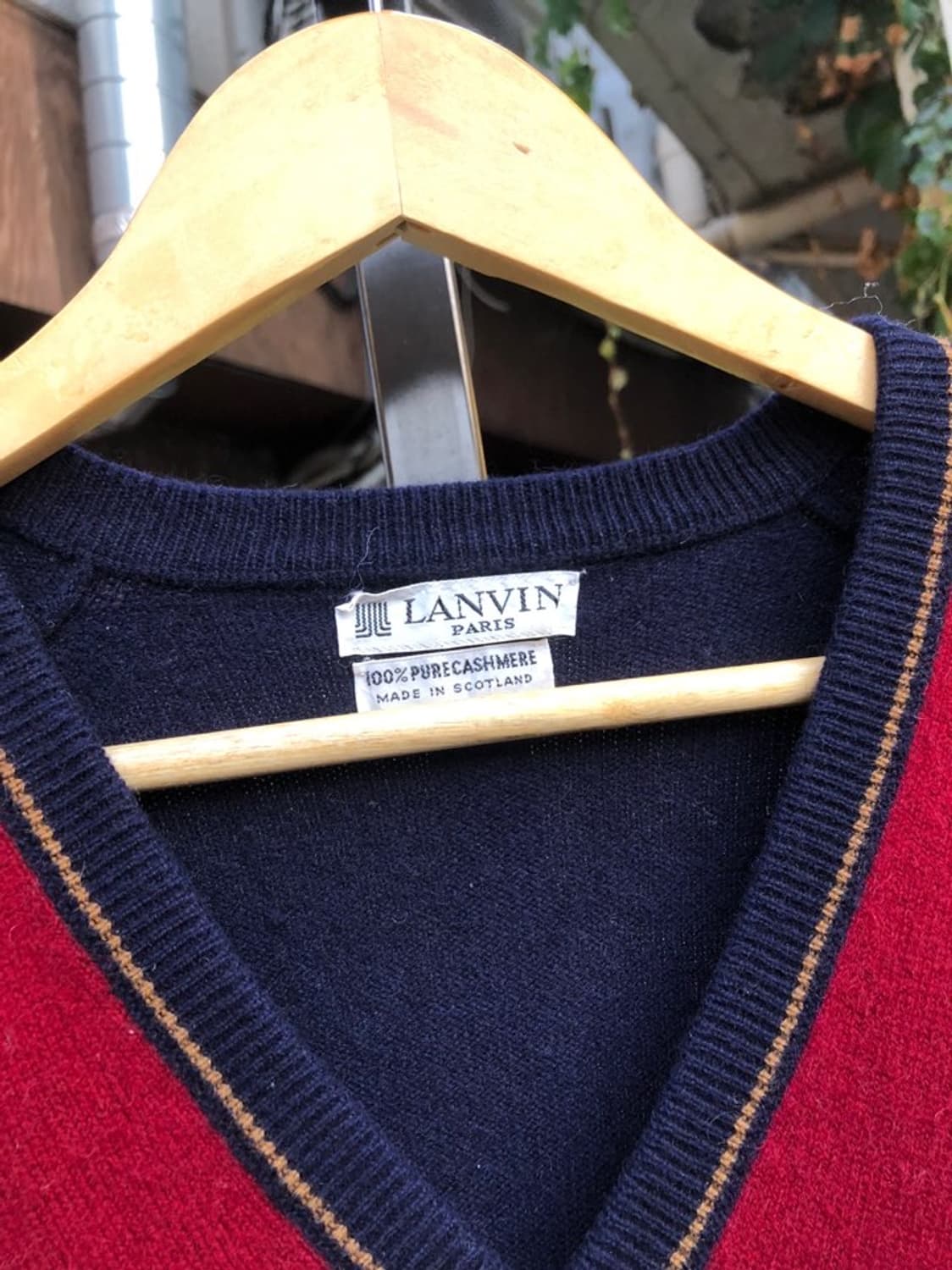 랑방 브이넥 니트 상품이미지2