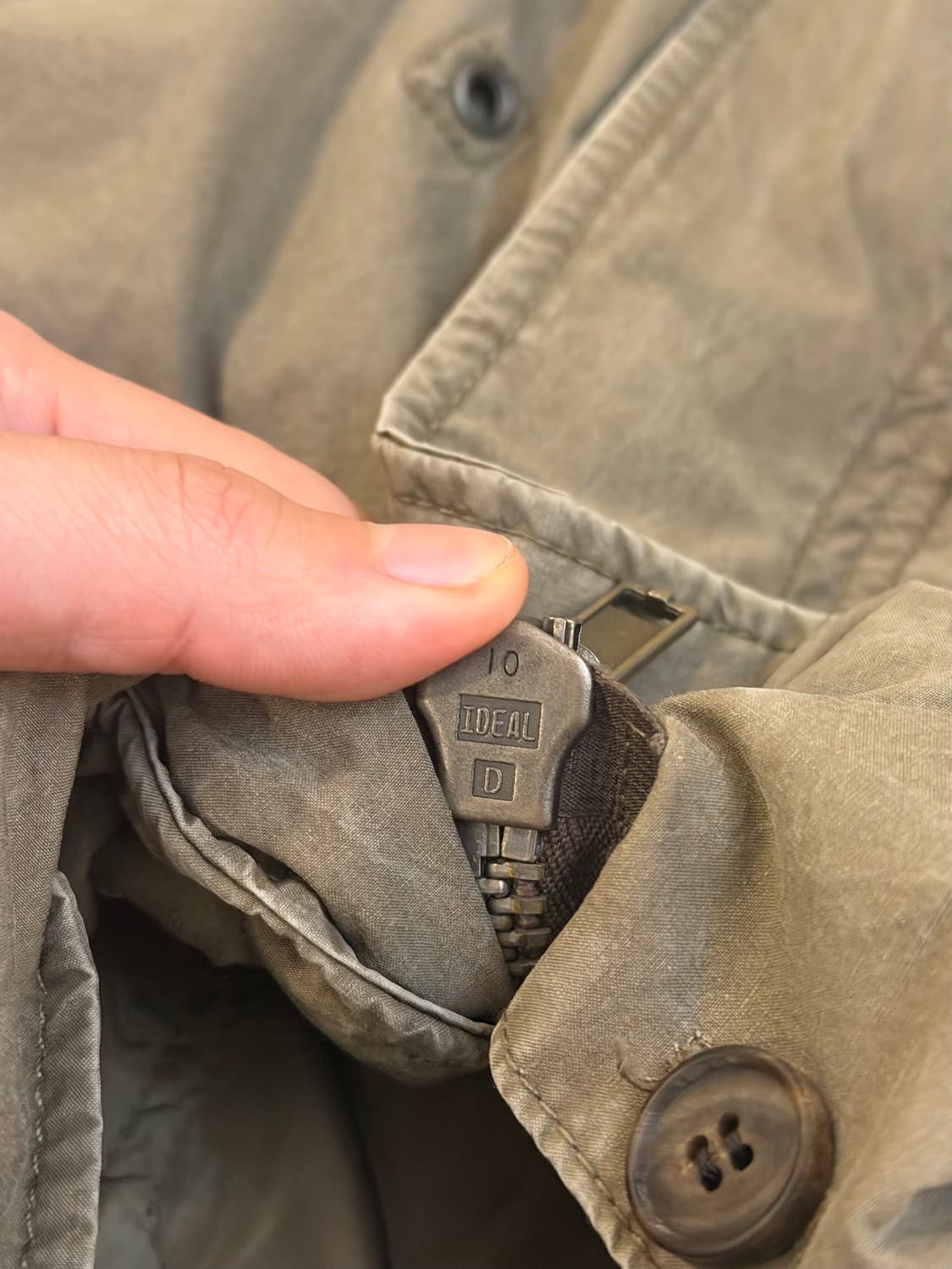 올세인츠 M-65 피쉬테일 개파카 야상 올리브 카키 상품이미지2