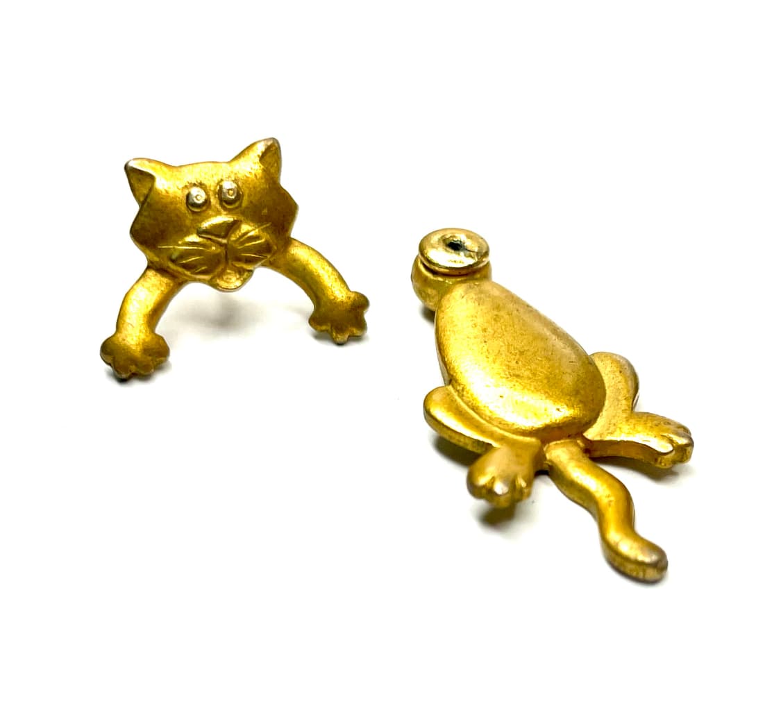 😻 JJ Gold Cat Earring 상품이미지3