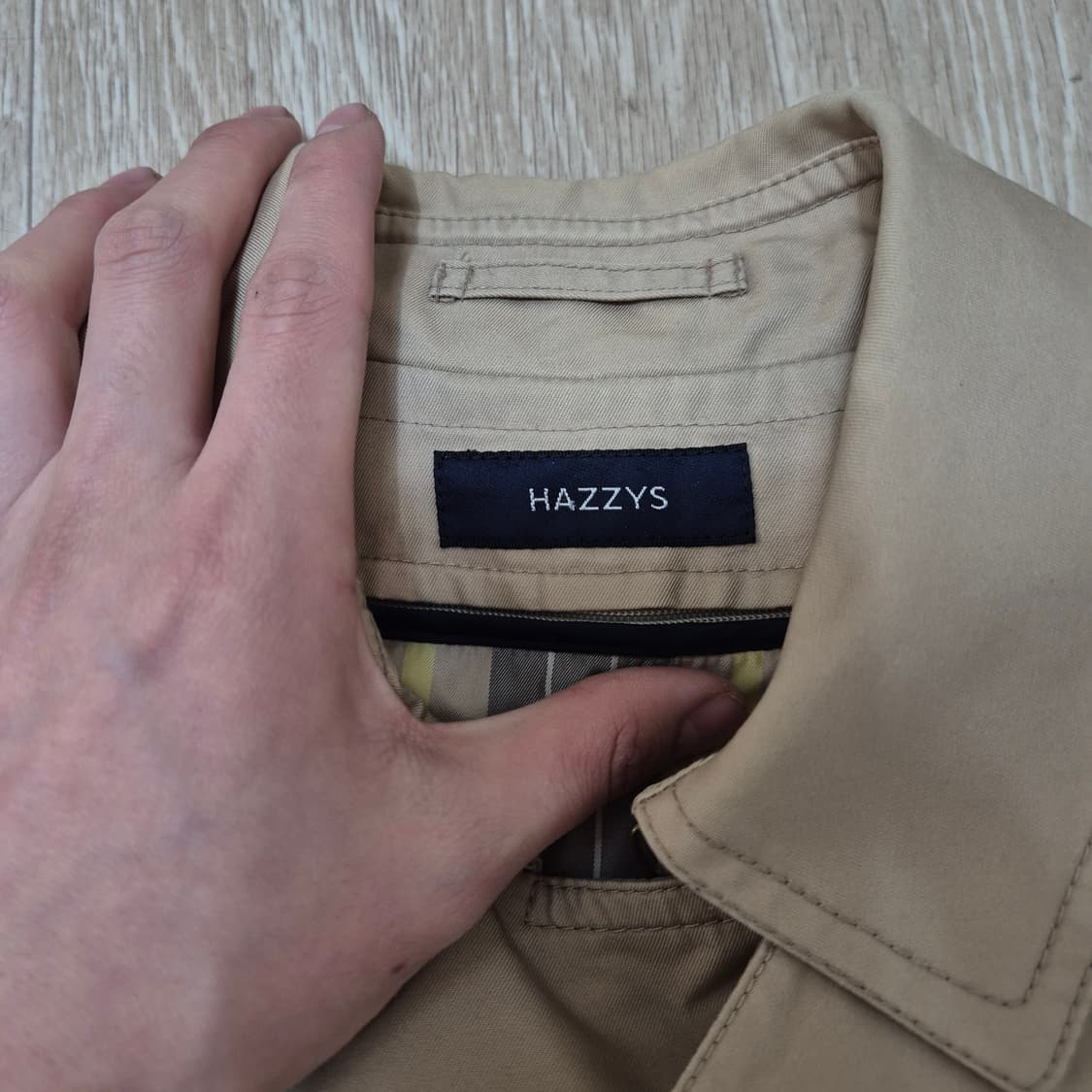 헤지스 투안감 모직 더블 트렌치코트 85-160 상품이미지5