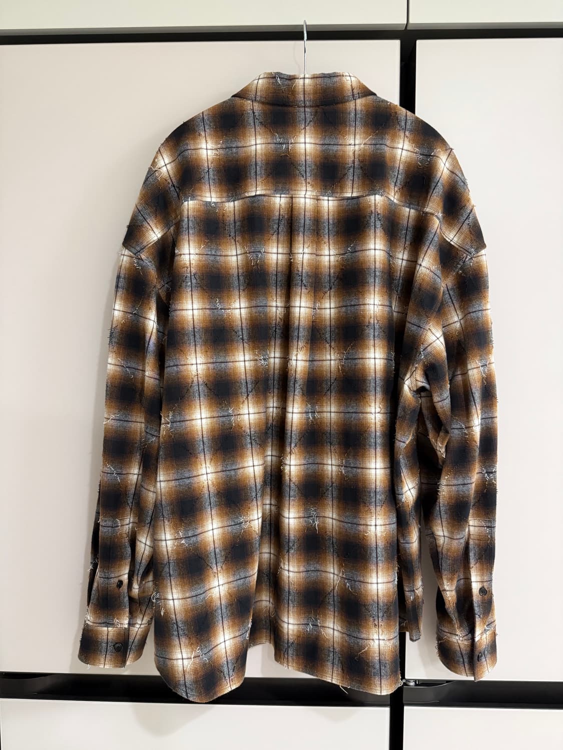 [매물 최저가] 준지 아가일 브라운 셔츠 상품이미지3