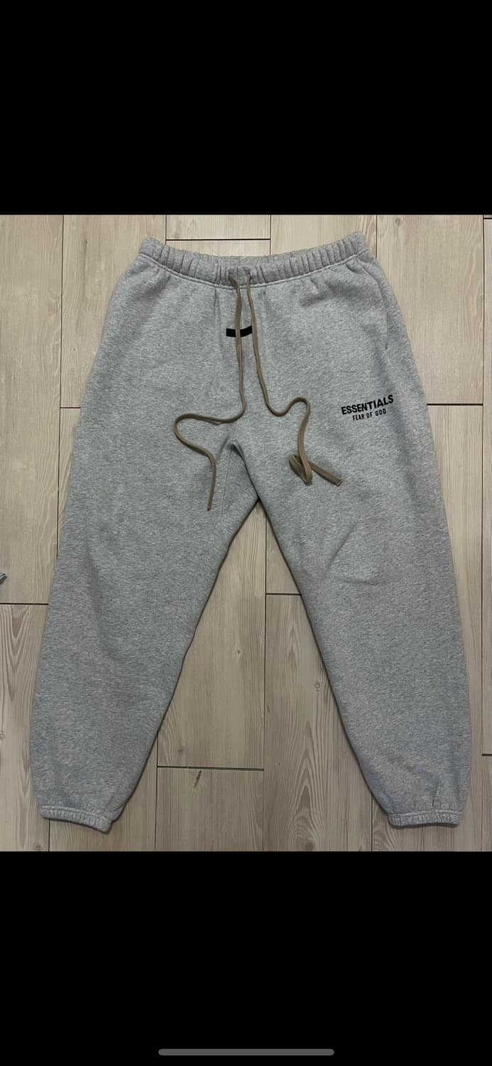 피오갓 에센셜 플리스 팬츠 라이트 헤더 그레이 M 상품이미지3