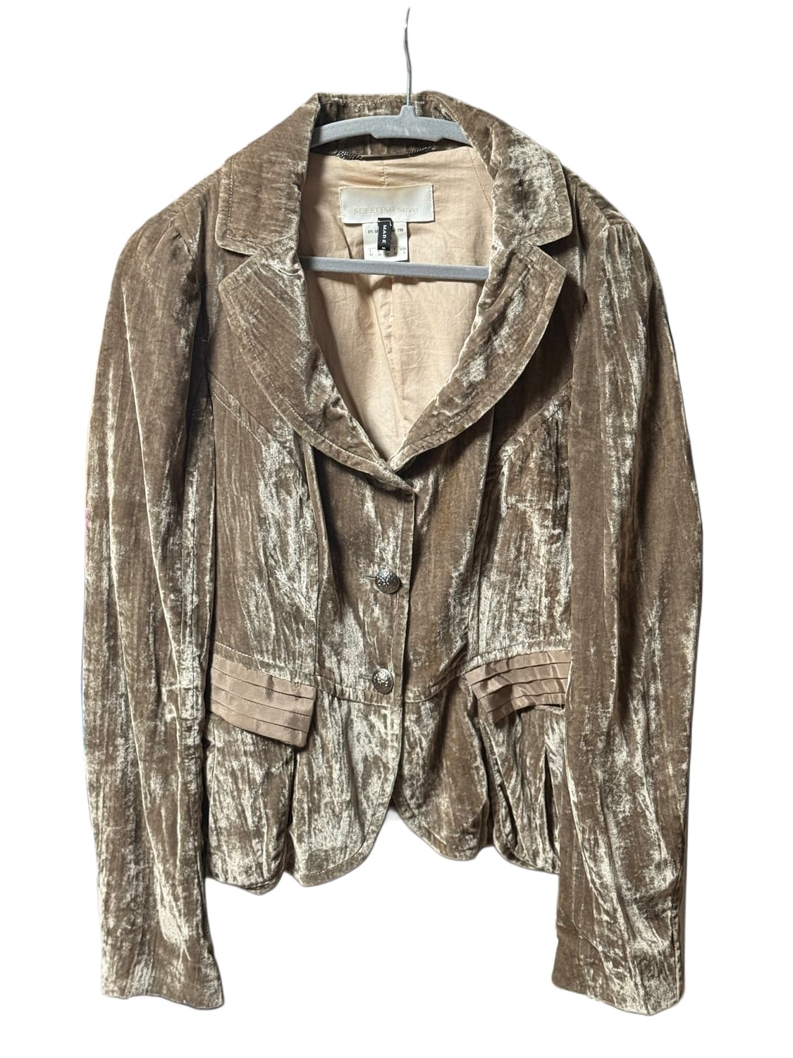 Italy SCERVINO street 빈티지 샴페인골드 자켓 상품이미지3