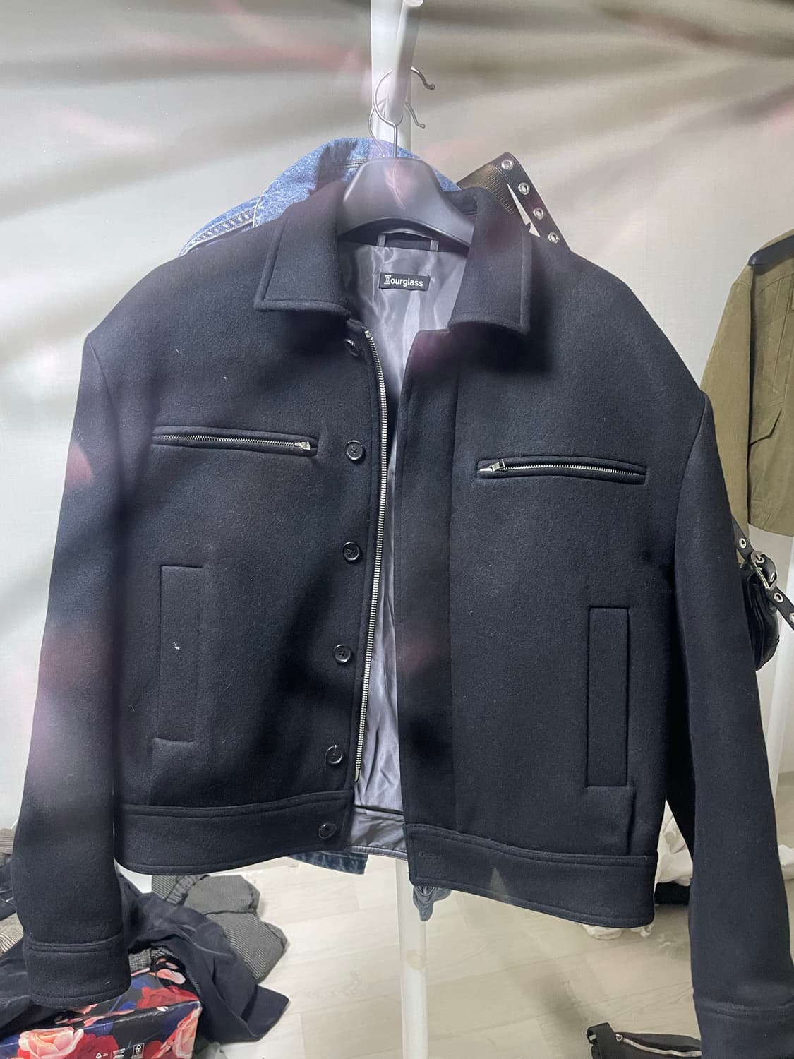 아워글라스 파워숄더 울자켓 상품이미지1