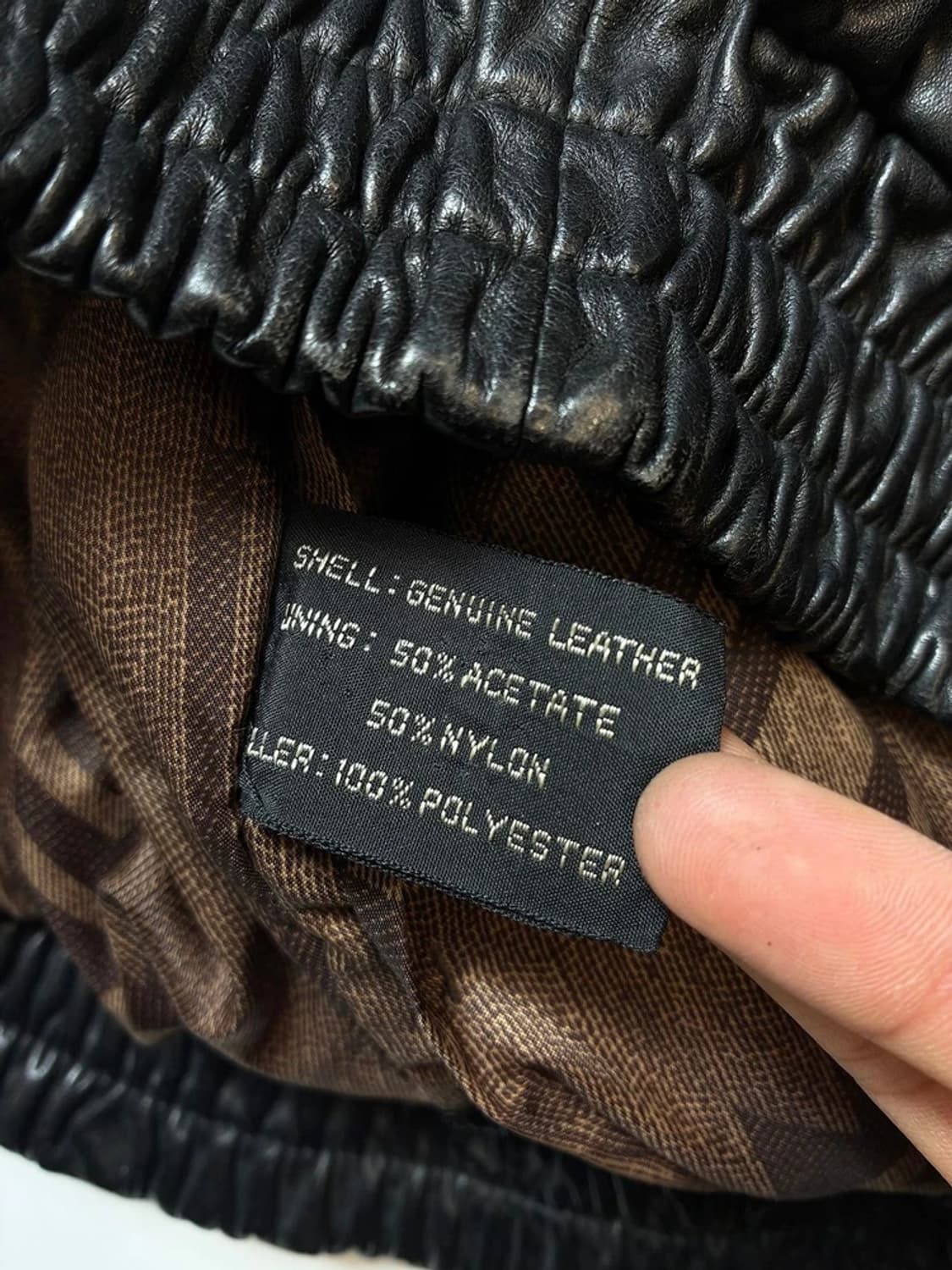 POND 90's 봄버 가죽 항공 자켓 PN8175 상품이미지8