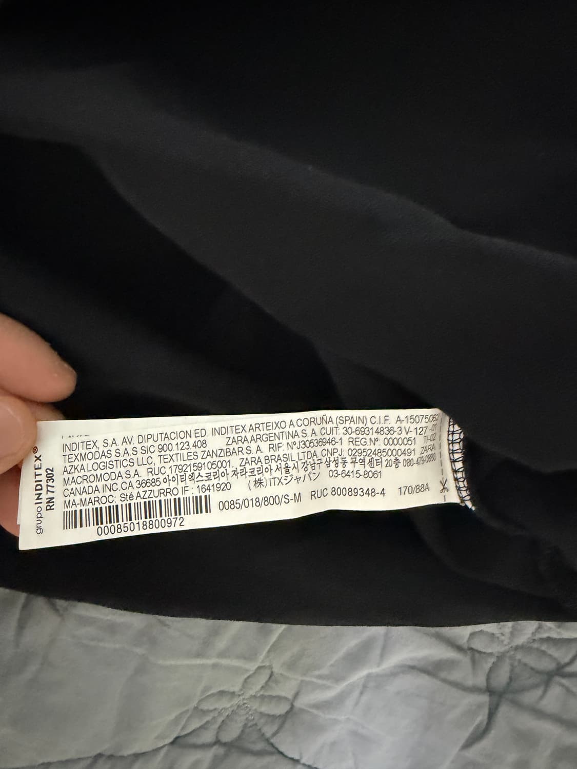 자라X아더에러 반팔티 S-M사이즈 실착1회 새상품 판매 상품이미지5