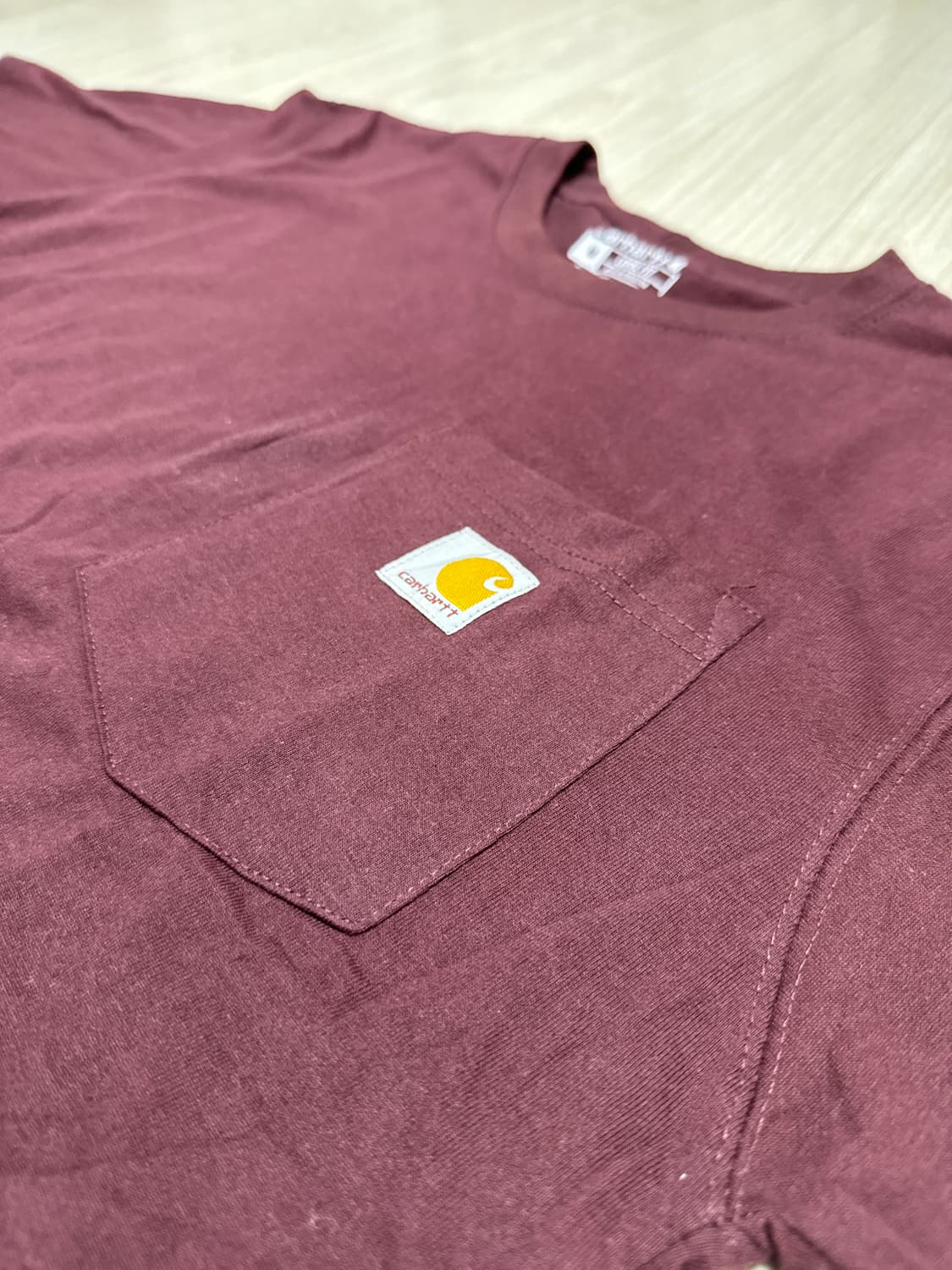 Carhartt T-shirt Burgundy 상품이미지2