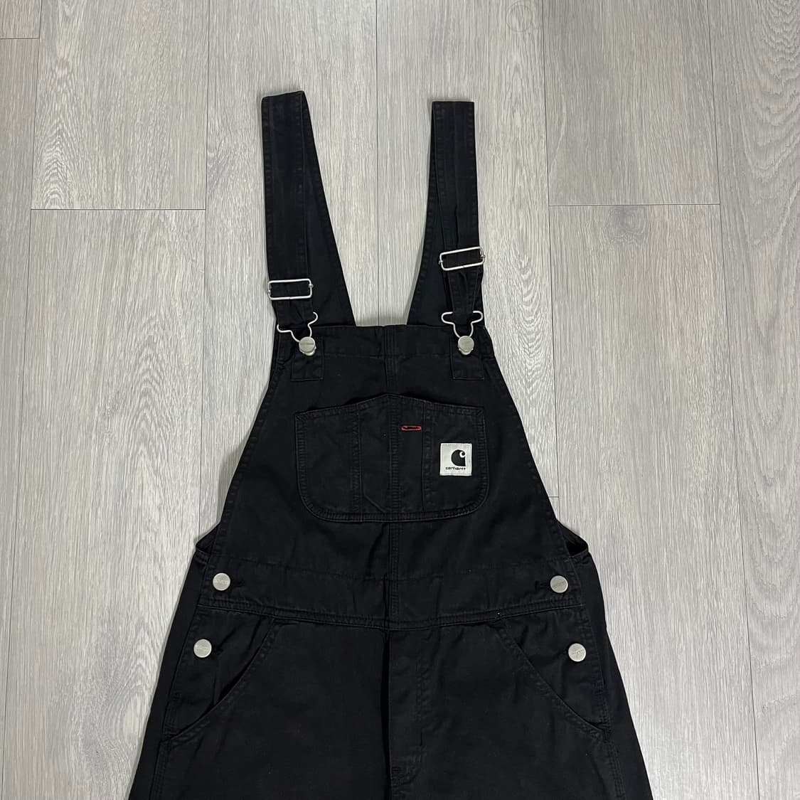 (w) 칼하트 오버롤 블랙 xs 상품이미지2