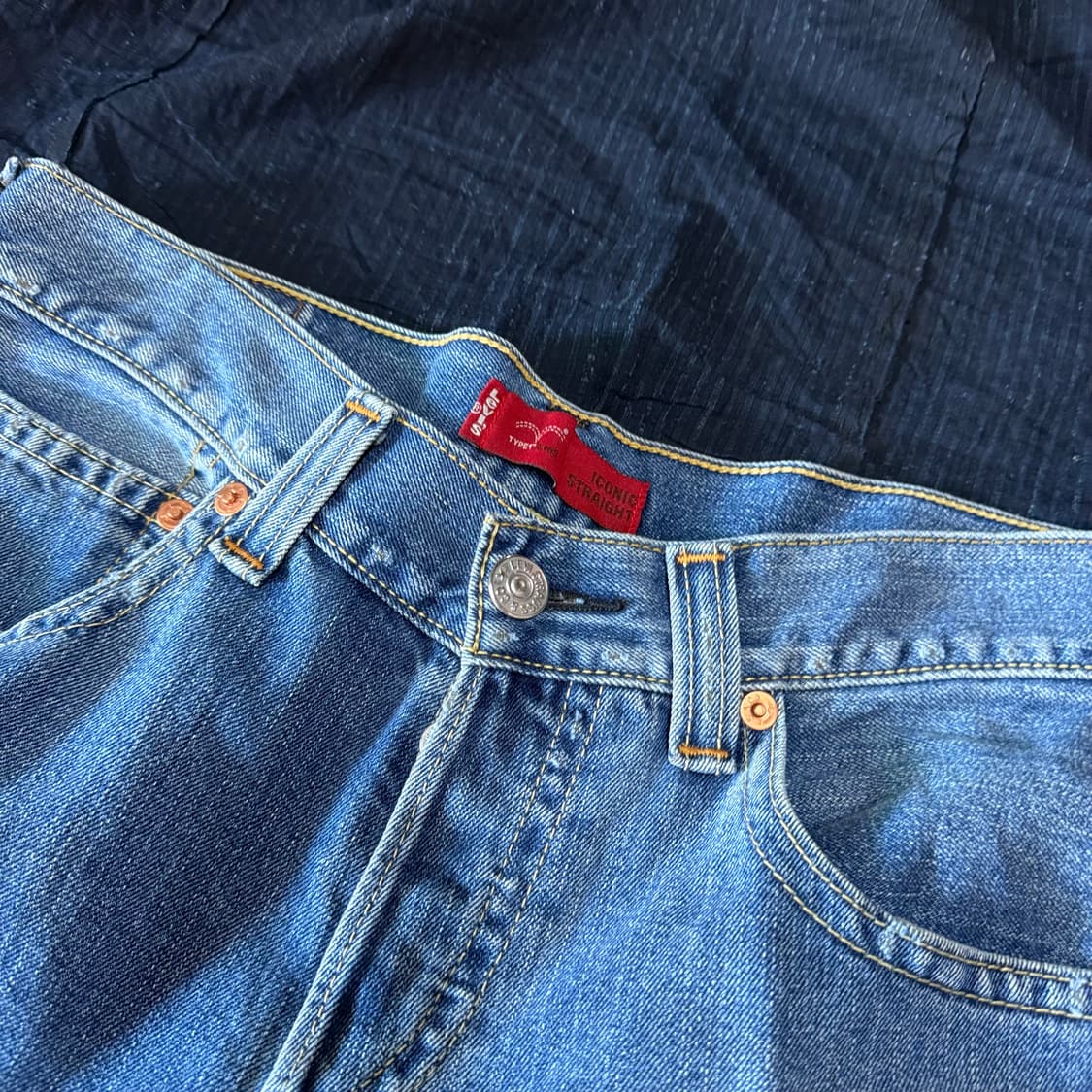 00‘s 리바이스 아이코닉 스트레이트 타입1 데님 팬츠 34 상품이미지2