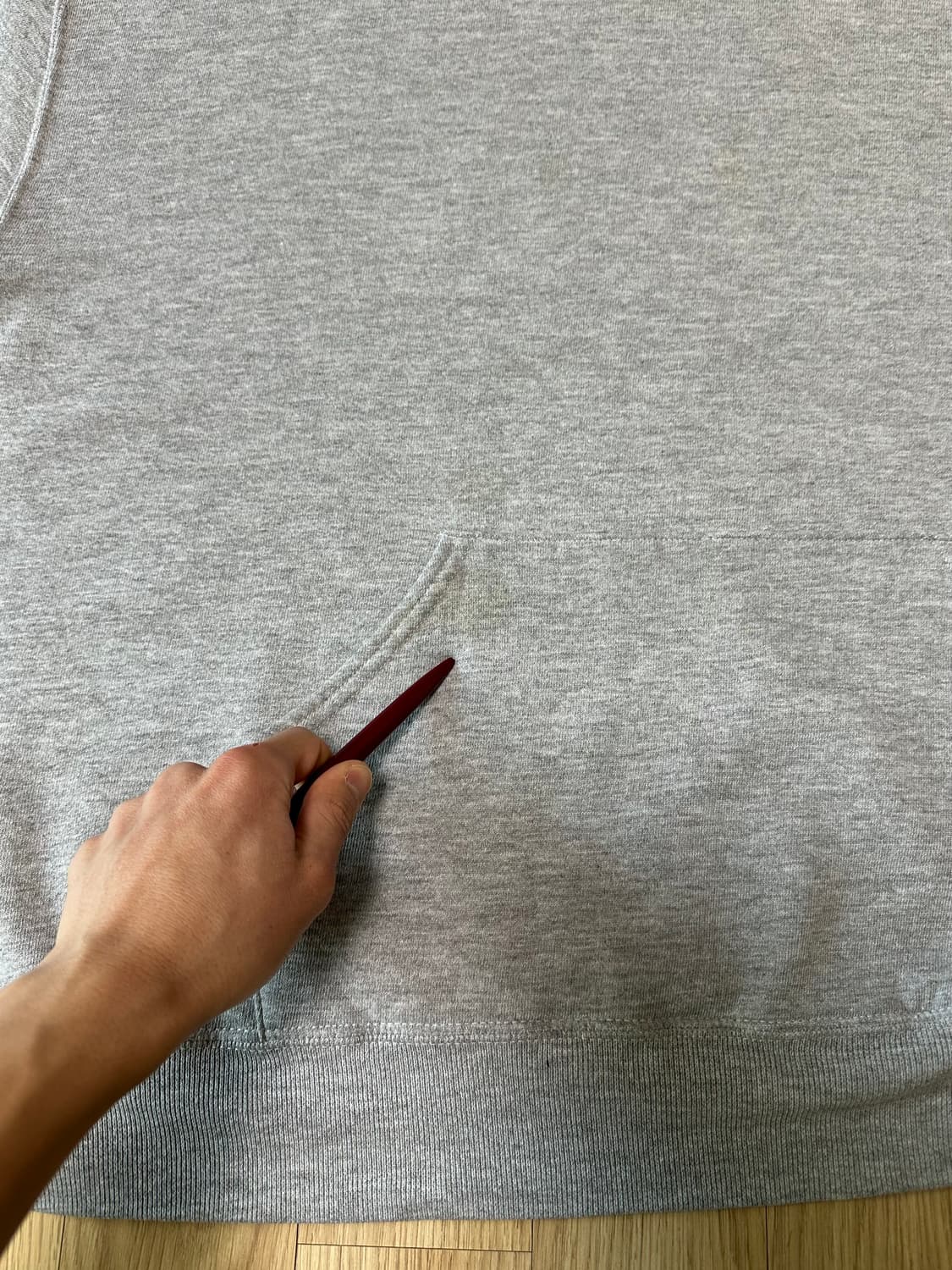 90s 빈티지 러셀 후드 그레이 XXL 상품이미지8