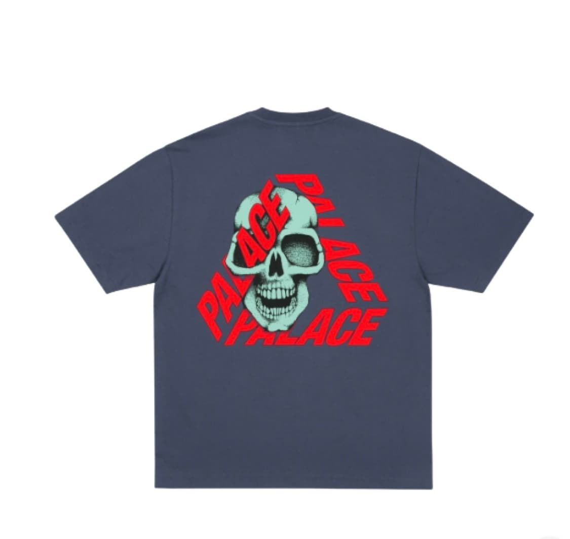 [새상품] 팔라스 스컬 티셔츠 네이비 상품이미지1