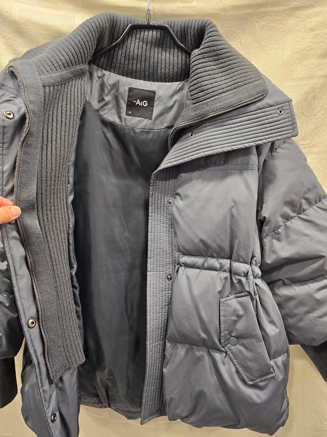 거의새거) 더엣지 니트집업 구스 푸퍼다운 패딩 55~66 상품이미지7