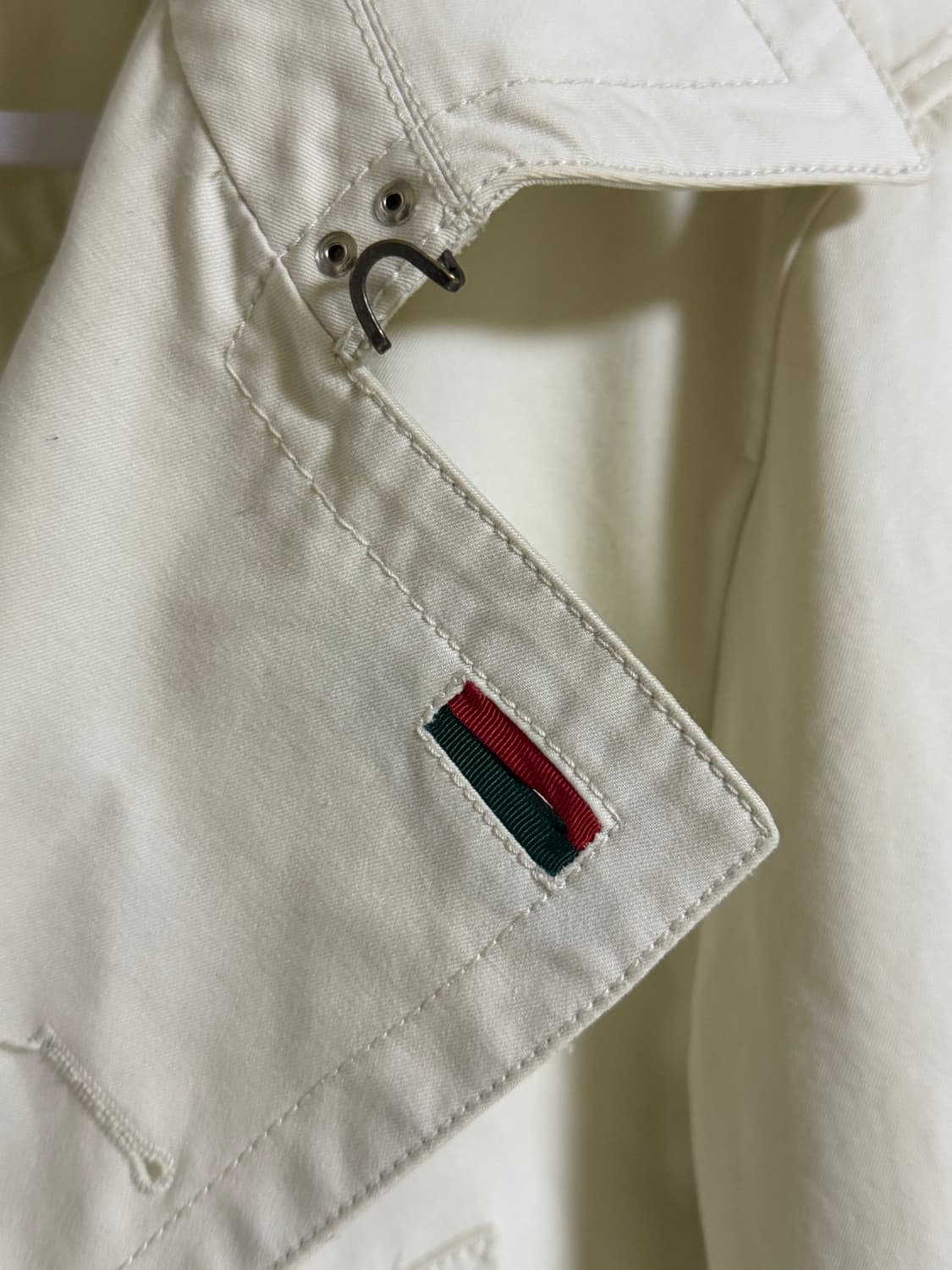 Gucci 구찌 더블 브레스티드 아이보리 코튼 자켓 50 상품이미지4