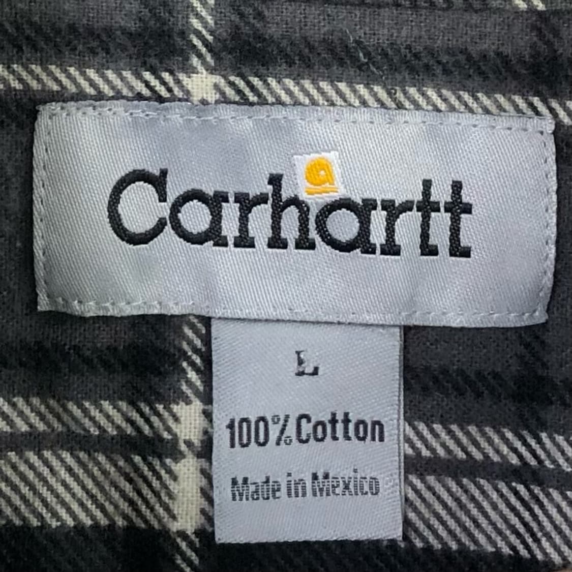 105 칼하트 블랙 체크 셔츠 상품이미지3