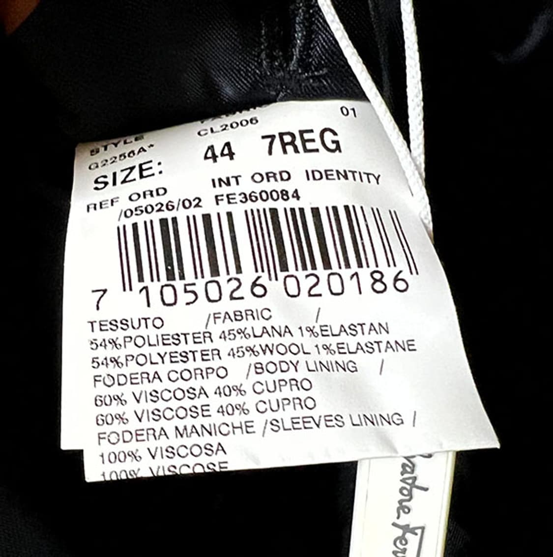 살바토레 페라가모 싱글 2B 블레이저 정장자켓 새상품 춘추 S 85-90 상품이미지4