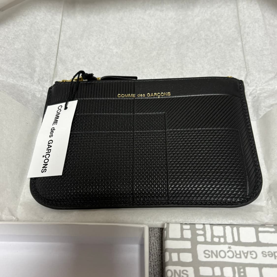 [새상품] 꼼데가르송 월렛 인터섹션 블랙 반지갑 상품이미지2