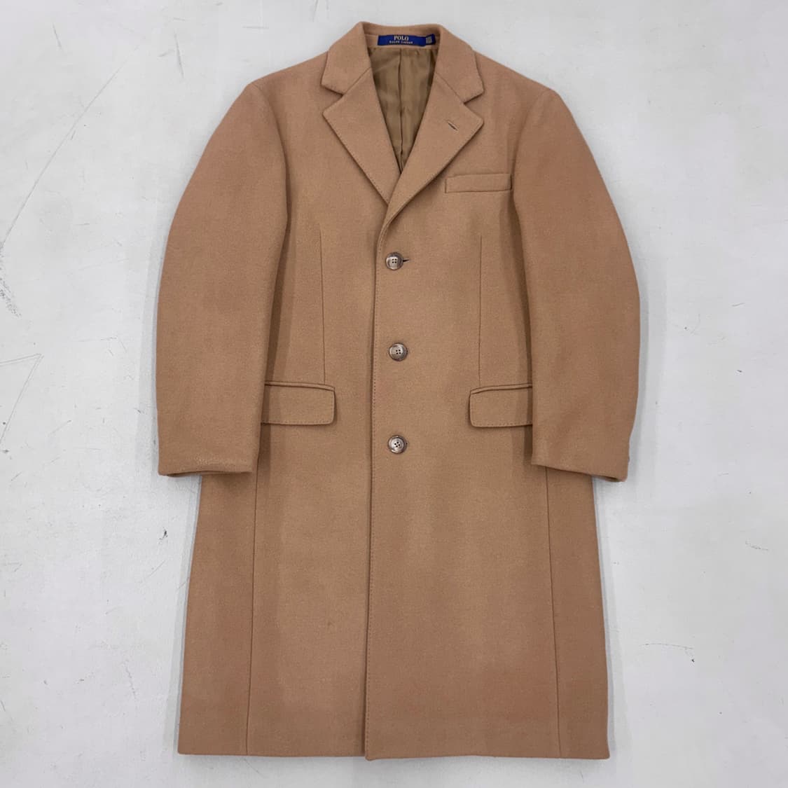 폴로 신형 싱글 브레스티드 코트 베이지 상품이미지3