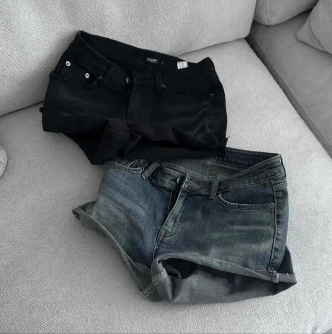 오도어 빈티지 쇼츠 로우 블루 (1) 상품이미지1