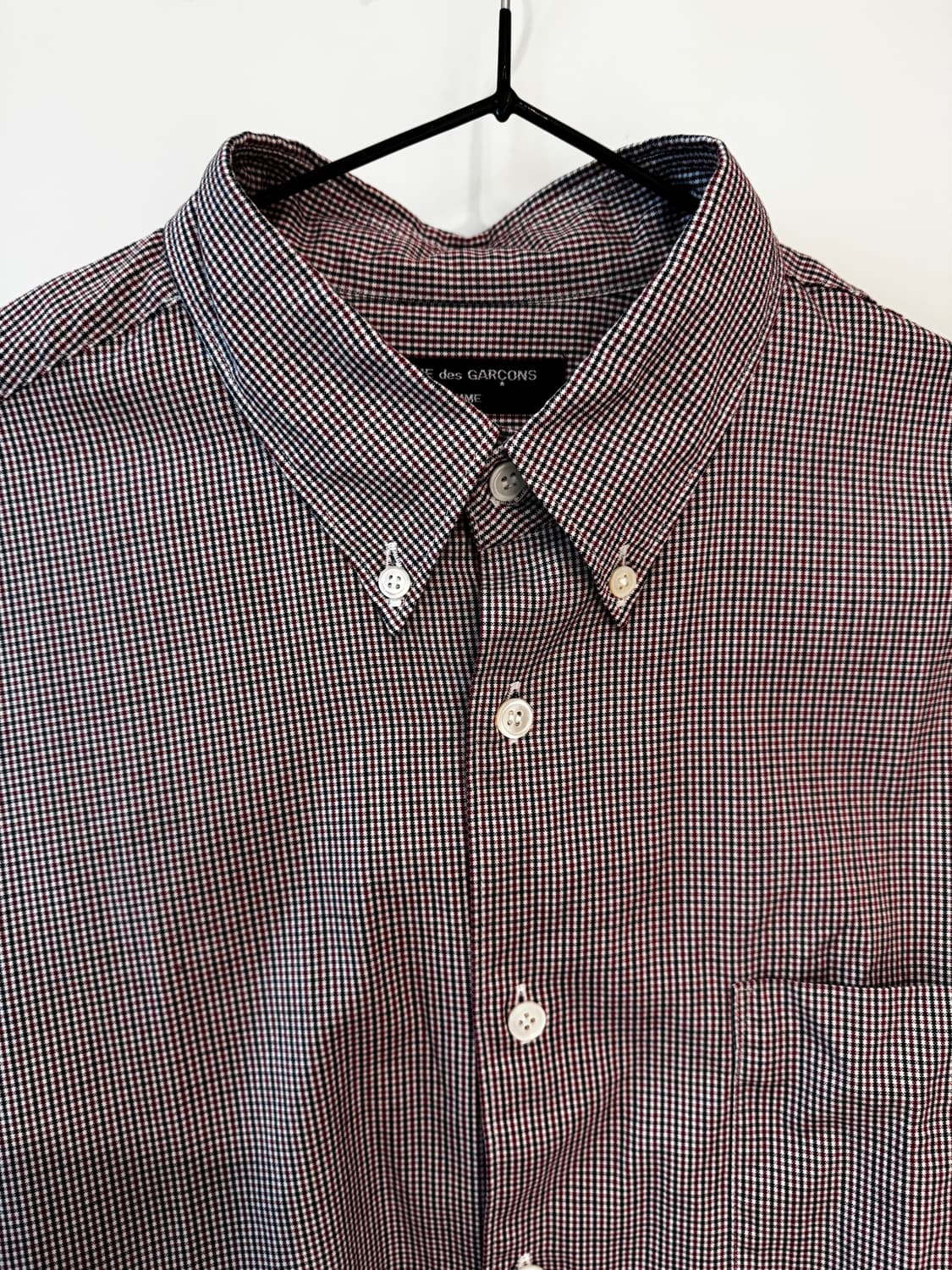 Comme des Garcons homme check shirt 상품이미지3