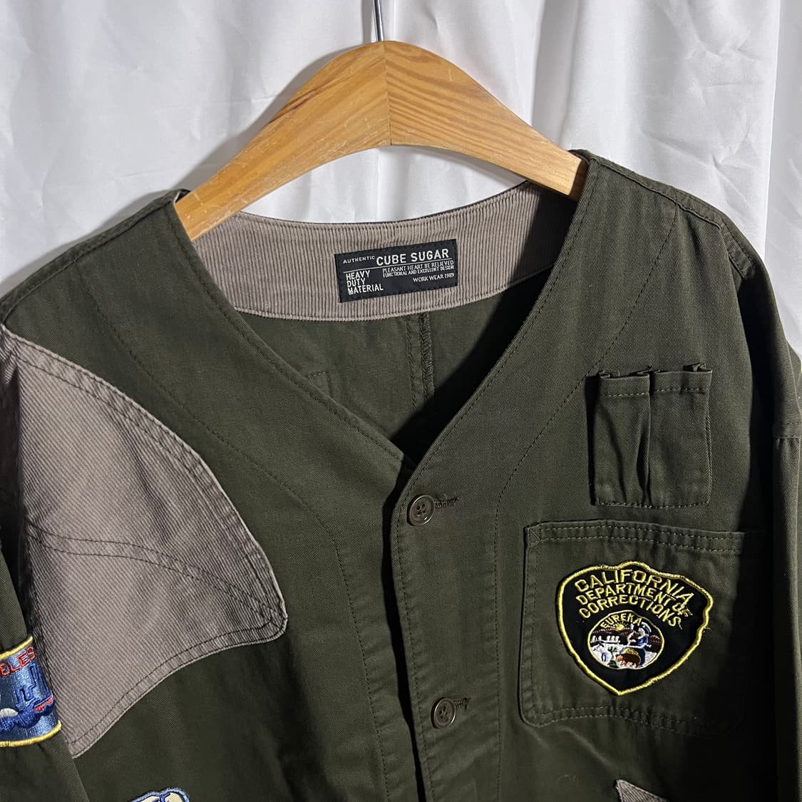 Cube Sugar . 카라리스 패치 코튼자켓 상품이미지3