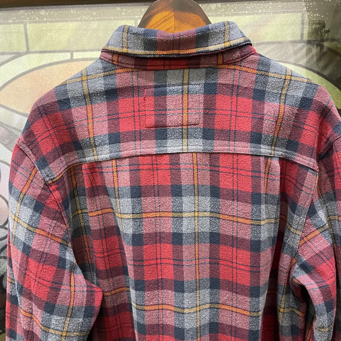 00's LEE 체크 셔츠 자켓 상품이미지7
