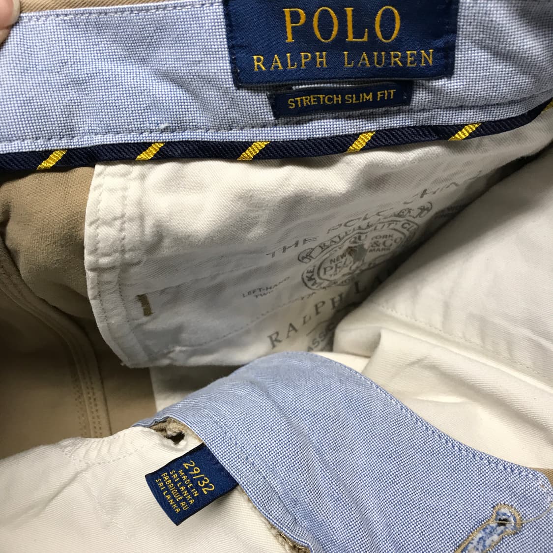 폴로 랄프로렌 스컬 자수 치노 팬츠 베이지 29/32 상품이미지5