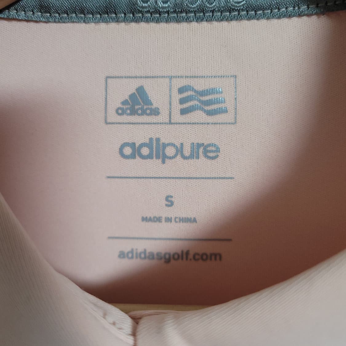 (S) ADIDAS 아디다스 아디퓨어 핑크색 긴팔 폴로티 골프 긴팔 카라 상품이미지3