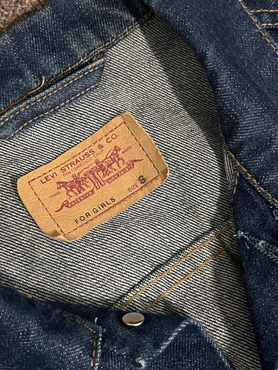 Levis 리바이스 빈티지 청자켓 s 상품이미지2