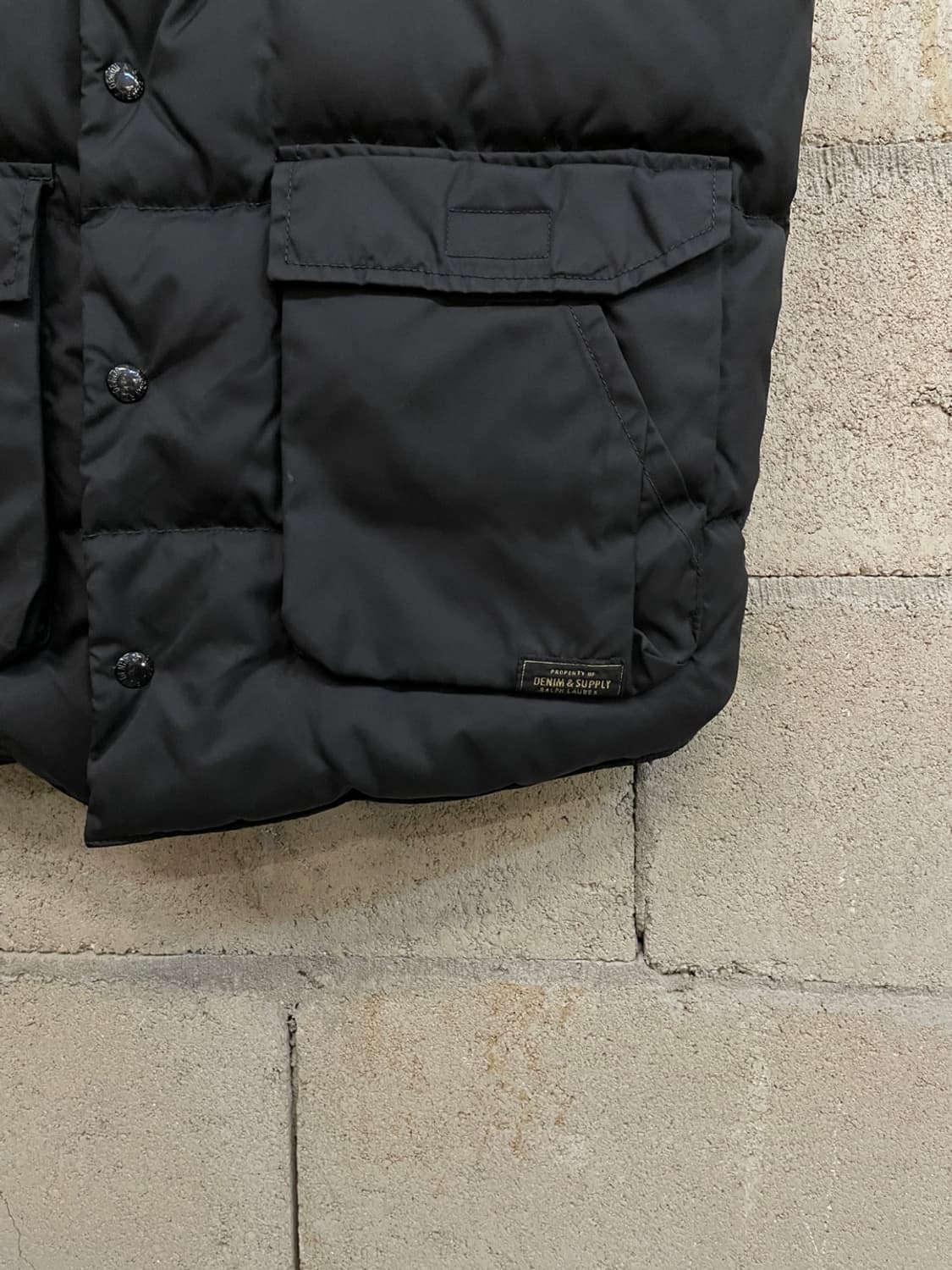 데님앤서플라이 랄프로렌 성조기 패딩 조끼 상품이미지5