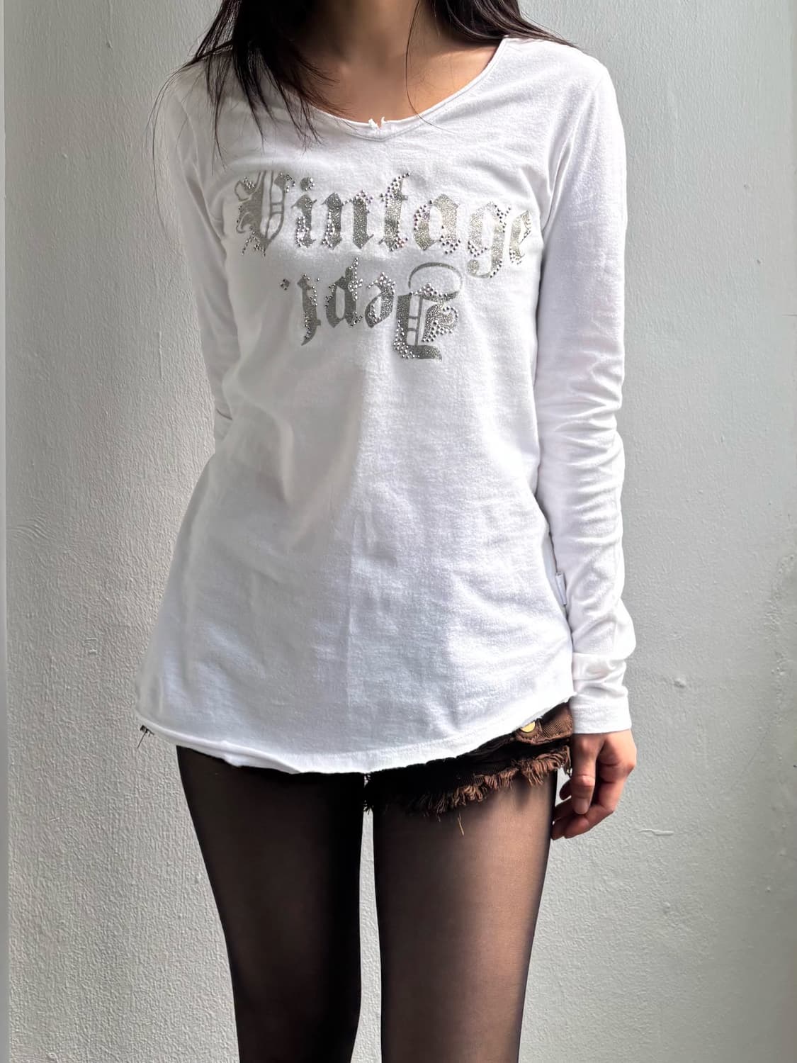 Vintage Miss Buckaroo White Long sleeve 상품이미지1