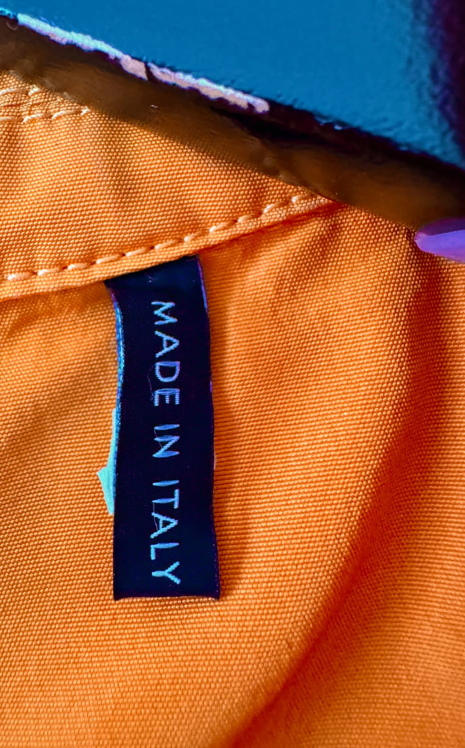 새상품 컨디션 Jil sander 오렌지 자켓 32사이즈made in I 상품이미지4