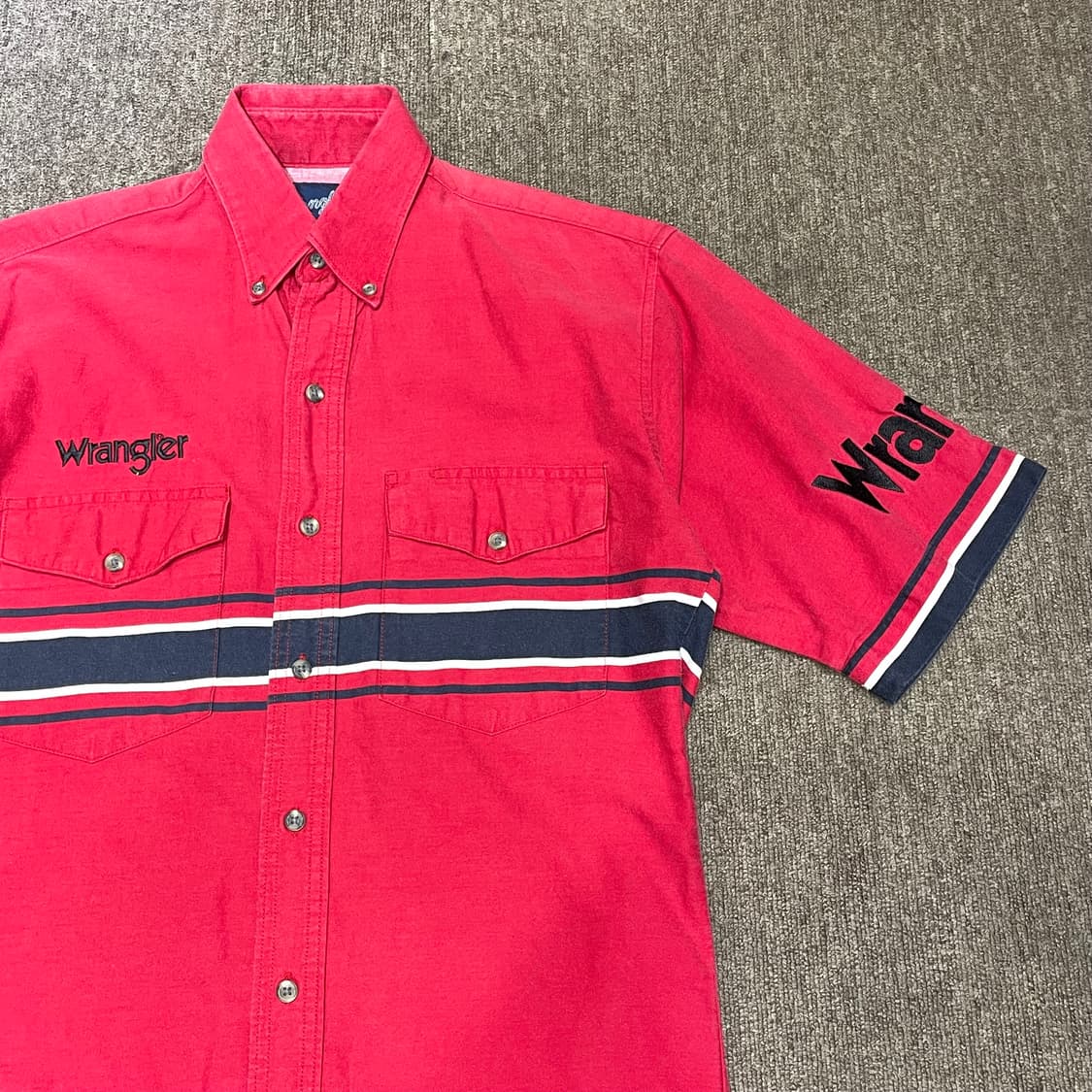 (S) Wrangler 랭글러 웨스턴 반팔 셔츠 상품이미지4