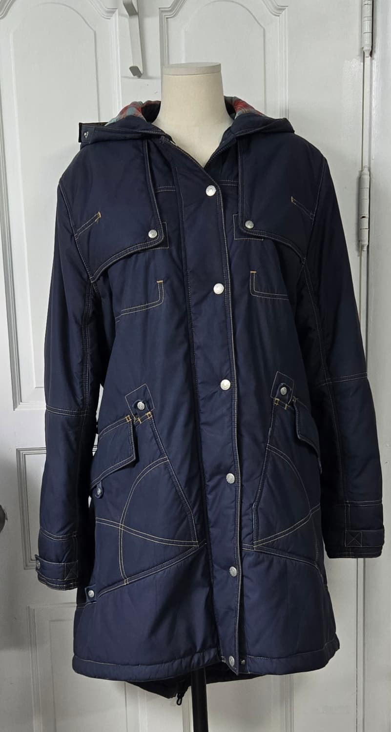 오일릴리 진스 빈티지 패딩파카 상품이미지1