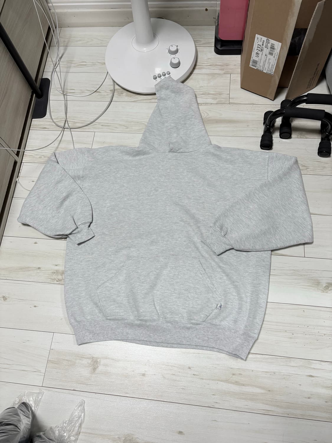 90’s russell 러셀 후드티 그레이 2xl made in usa 상품이미지4