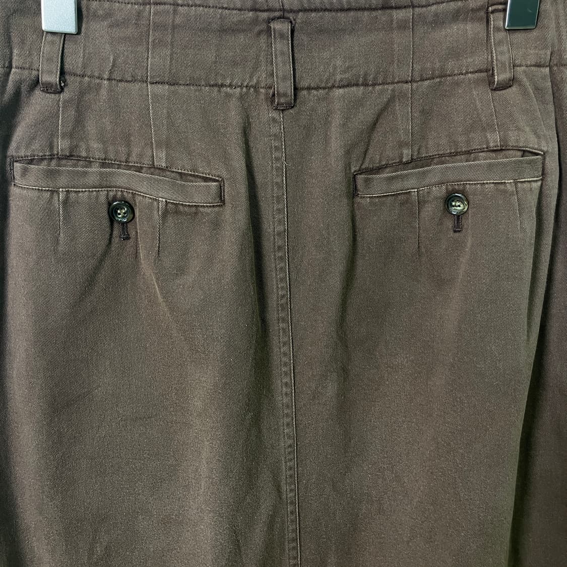 이세이 미야케 하이 스포르팅 기어 브라운 코튼 롱 스커트 상품이미지5