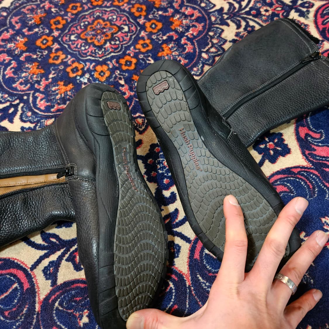 허쉬파피(Hushpuppies) 사이드 양털 미들 부츠 us 7.5 상품이미지5